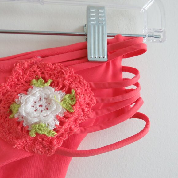 ISABELLA ROSE French Pastry Maui Fit Coral Melon Crochet Bikini Set - Sz S NWT - Picture 11 of 16